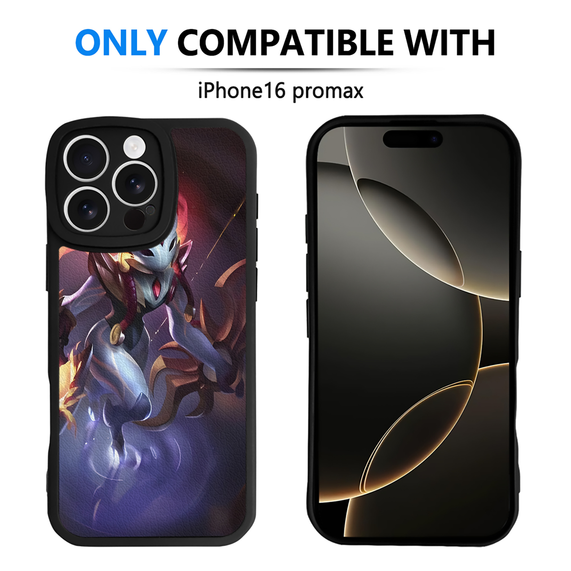 （画像用） リーグ・オブ・レジェンド League of Legends LOL 【iPhone 16シリーズ対応】シリコンスマホケース（レザー調） 材質：シリコン